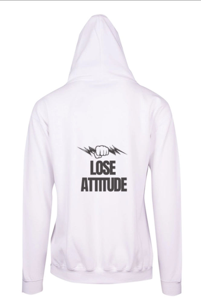 LOSE ATTITUDE FIST PULLOVER HOODIE (WITH BACK LOGO)