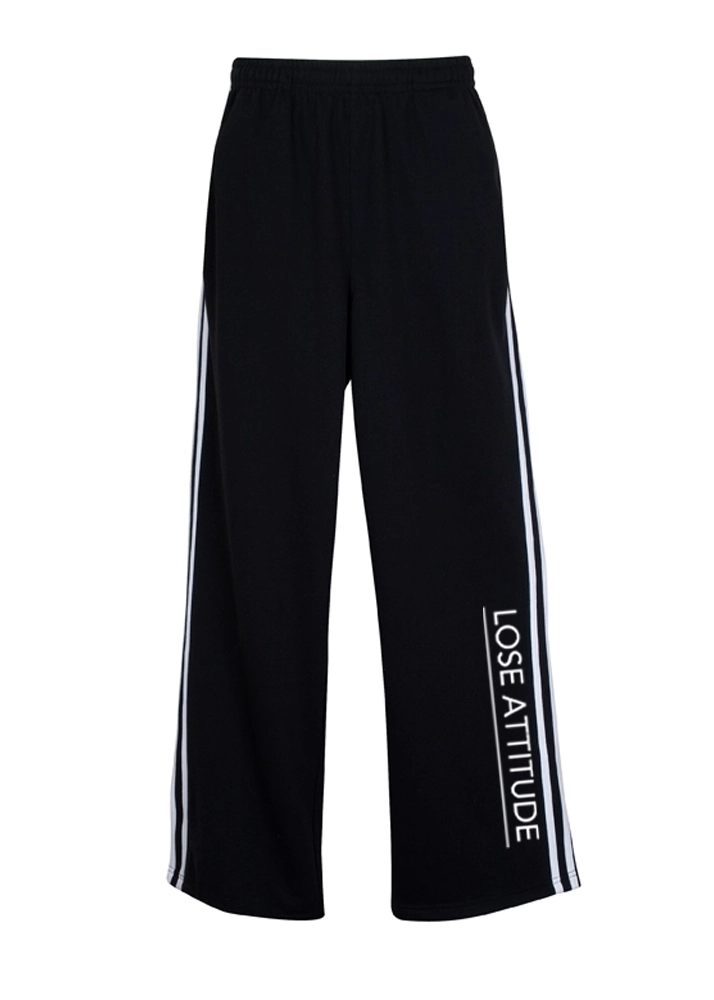 LOSE ATTITUDE STRIPPED TRACKSUIT PANTS